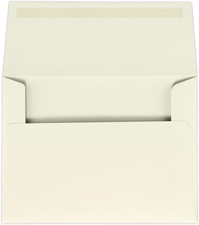 Natural Recycled 32lb A6 Invitation Envelopes (4 3/4 x 6 1/2) with Peel & Seal