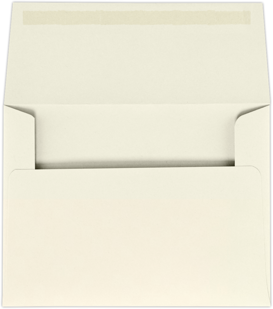 Natural Recycled 32lb A6 Invitation Envelopes (4 3/4 x 6 1/2) with Peel & Seal