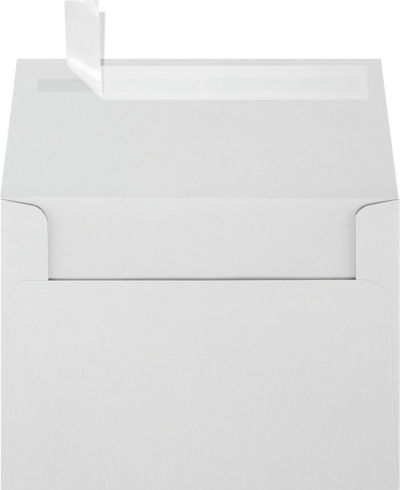 Pastel Gray 32lb A6 Invitation Envelopes (4 3/4 x 6 1/2) with Peel & Seal