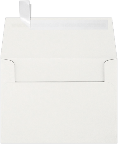 Natural 100% Cotton 32lb A6 Invitation Envelopes (4 3/4 x 6 1/2) with Peel & Seal