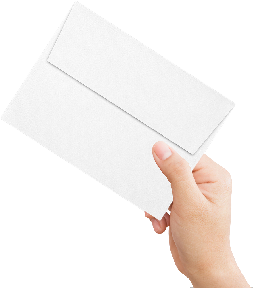 White Linen 32lb A6 Invitation Envelopes (4 3/4 x 6 1/2) with Peel & Seal