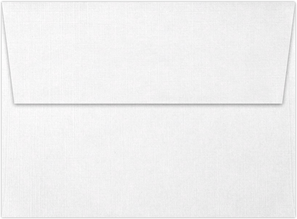 White Linen 32lb A6 Invitation Envelopes (4 3/4 x 6 1/2) with Peel & Seal