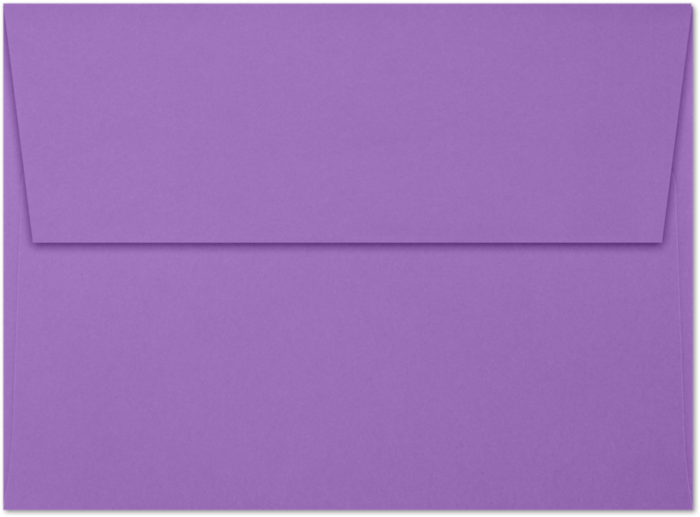 Violet Grape Purple 28lb A7 Invitation Envelopes (5 1/4 x 7 1/4) with Peel & Seal