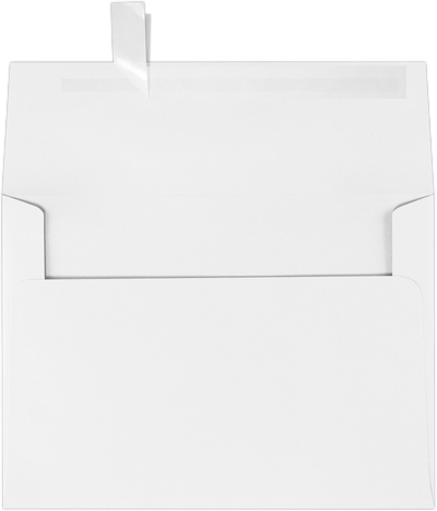 Snowflakes 32lb A7 Invitation Envelopes (5 1/4 x 7 1/4) with Peel & Seal