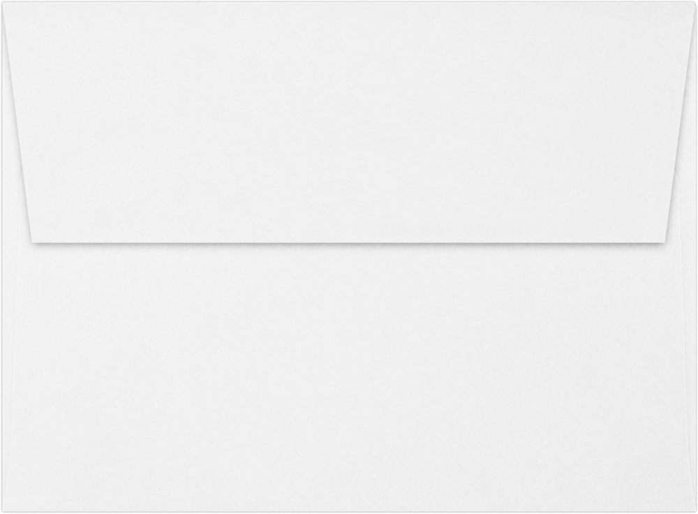 Solar White 28lb Neenah A7 Invitation Premium Envelopes (5 1/4 x 7 1/4)