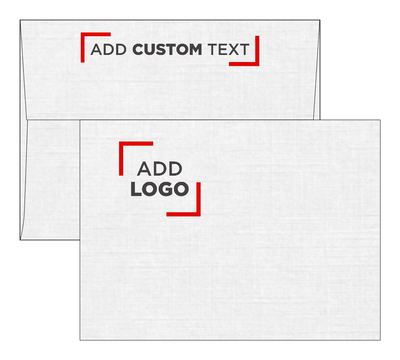 White Linen 32lb A7 Invitation Envelopes (5 1/4 x 7 1/4) with Peel & Seal