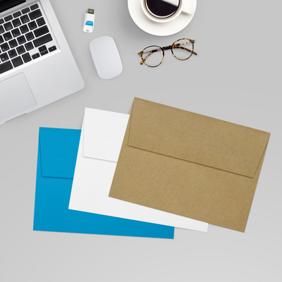 Grocery Bag 28lb A7 Invitation Envelopes (5 1/4 x 7 1/4) with Peel & Seal
