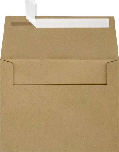 Grocery Bag 28lb A7 Invitation Envelopes (5 1/4 x 7 1/4) with Peel & Seal
