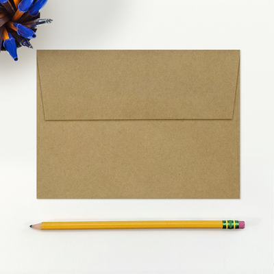 Grocery Bag 28lb A7 Invitation Envelopes (5 1/4 x 7 1/4) with Peel & Seal