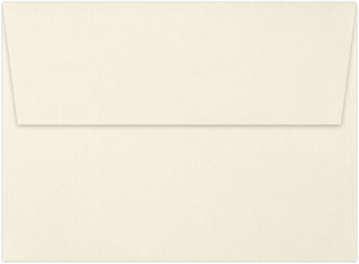 Natural Linen 32lb A7 Invitation Envelopes (5 1/4 x 7 1/4) with Peel & Seal