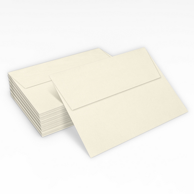 Natural Linen 32lb A7 Invitation Envelopes (5 1/4 x 7 1/4) with Peel & Seal