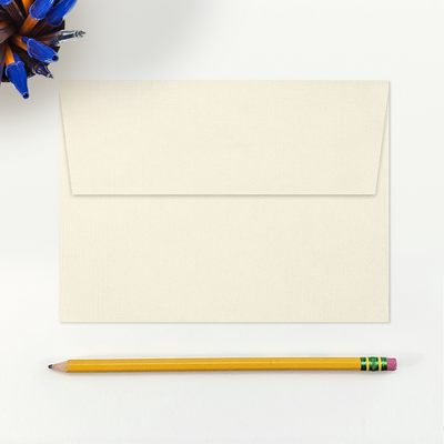 Natural Linen 32lb A7 Invitation Envelopes (5 1/4 x 7 1/4) with Peel & Seal