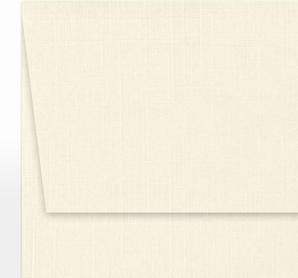 Natural Linen 32lb A7 Invitation Envelopes (5 1/4 x 7 1/4) with Peel & Seal