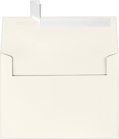 Natural Recycled 32lb A7 Invitation Envelopes (5 1/4 x 7 1/4) with Peel & Seal