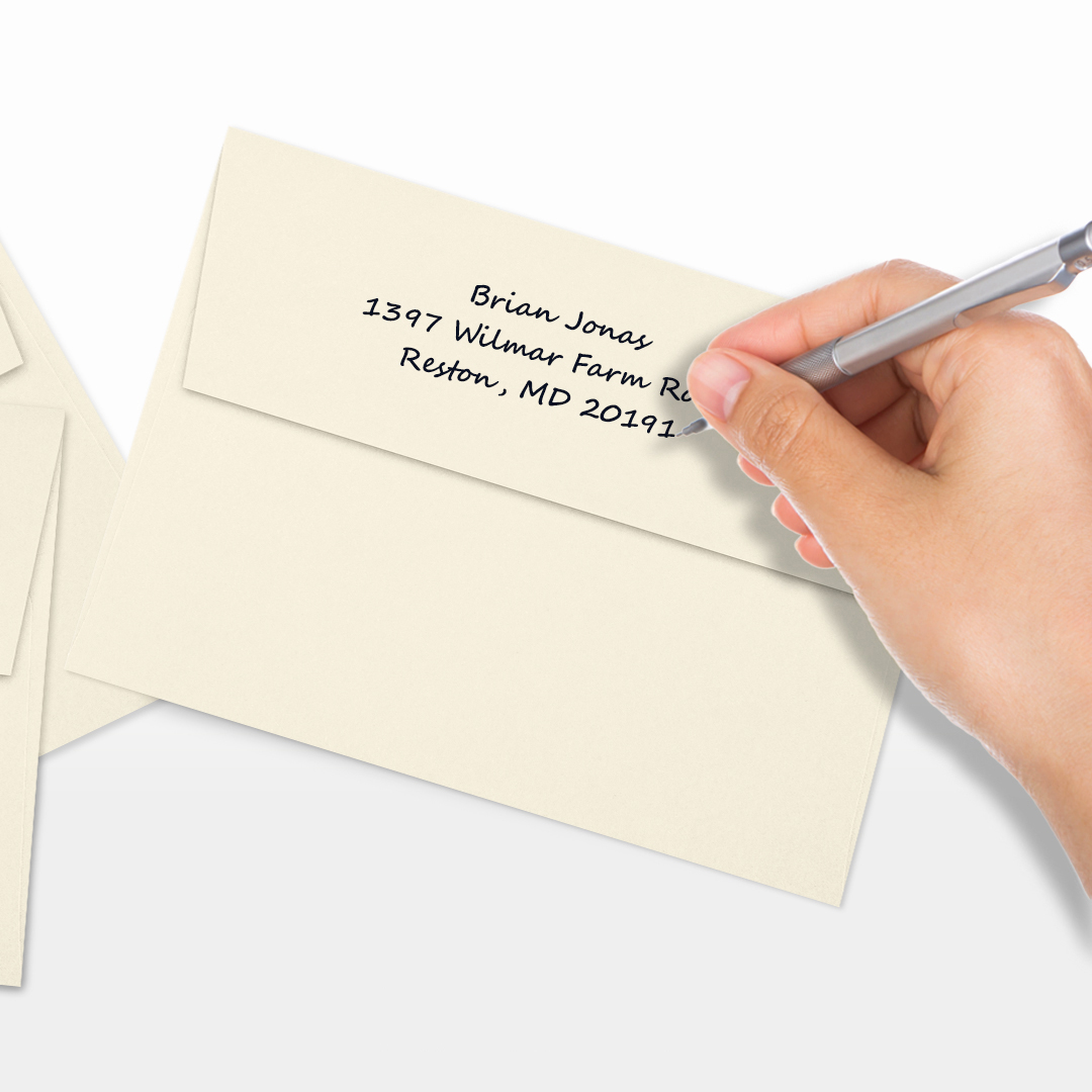 Natural Recycled 32lb A7 Invitation Envelopes (5 1/4 x 7 1/4) with Peel & Seal