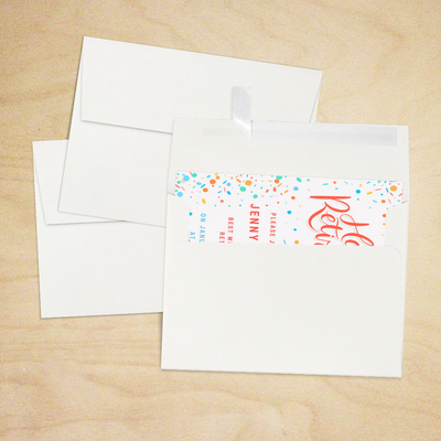 Natural 100% Cotton 32lb A7 Invitation Envelopes (5 1/4 x 7 1/4) with Peel & Seal