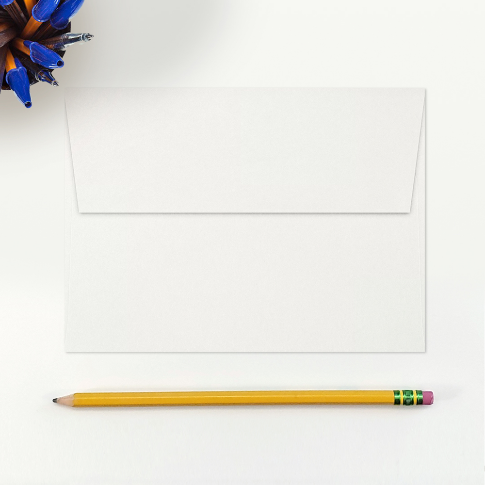 Natural 100% Cotton 32lb A7 Invitation Envelopes (5 1/4 x 7 1/4) with Peel & Seal