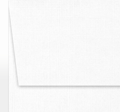 White Linen 32lb A7 Invitation Envelopes (5 1/4 x 7 1/4) with Peel & Seal