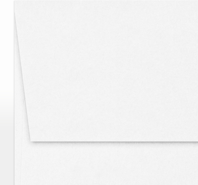 White Recycled 32lb A7 Invitation Envelopes (5 1/4 x 7 1/4) with Peel & Seal