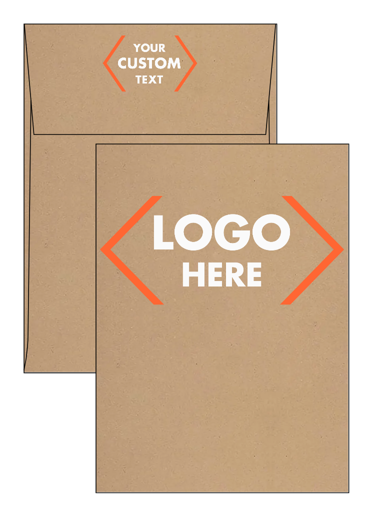 Grocery Bag 28lb A7 Vertical Invitation Envelopes (5 1/4 x 7 1/4) with Peel & Seal