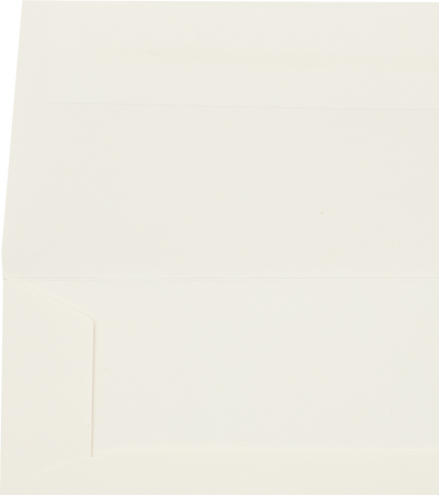 Natural 28lb Cougar A7 Vertical Invitation Premium Envelopes (5 1/4 x 7 1/4) with Peel & Seal