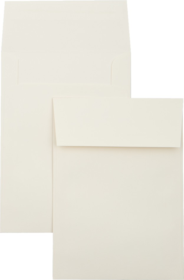 Natural 28lb Cougar A7 Vertical Invitation Premium Envelopes (5 1/4 x 7 1/4) with Peel & Seal