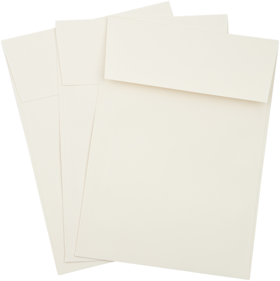 Natural 28lb Cougar A7 Vertical Invitation Premium Envelopes (5 1/4 x 7 1/4) with Peel & Seal