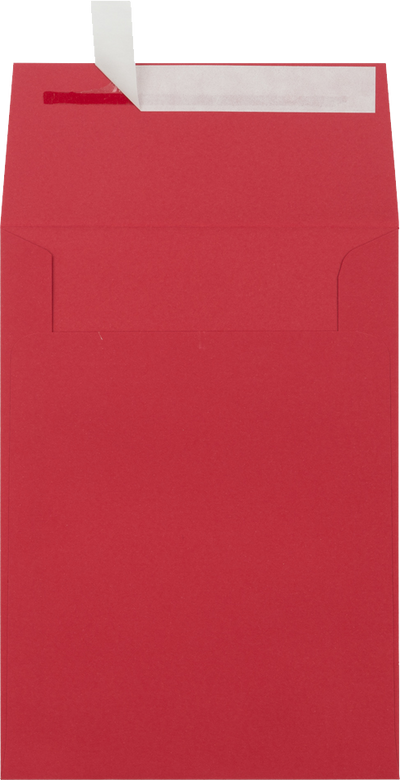Red 32lb A7 Vertical Invitation Envelopes (5 1/4 x 7 1/4) with Peel & Seal
