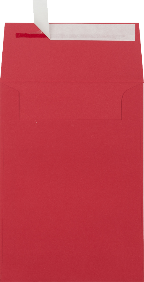 Red 32lb A7 Vertical Invitation Envelopes (5 1/4 x 7 1/4) with Peel & Seal
