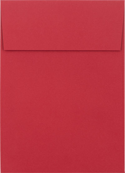 Red 32lb A7 Vertical Invitation Envelopes (5 1/4 x 7 1/4) with Peel & Seal