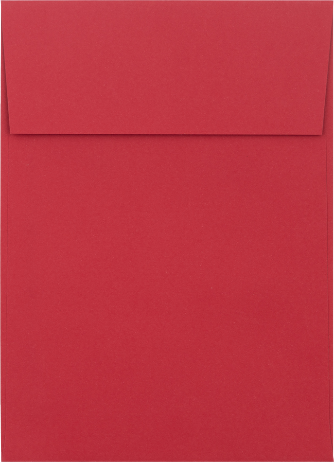 Red 32lb A7 Vertical Invitation Envelopes (5 1/4 x 7 1/4) with Peel & Seal
