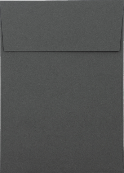 Dark Smoke Gray 32lb A7 Vertical Invitation Envelopes (5 1/4 x 7 1/4) with Peel & Seal