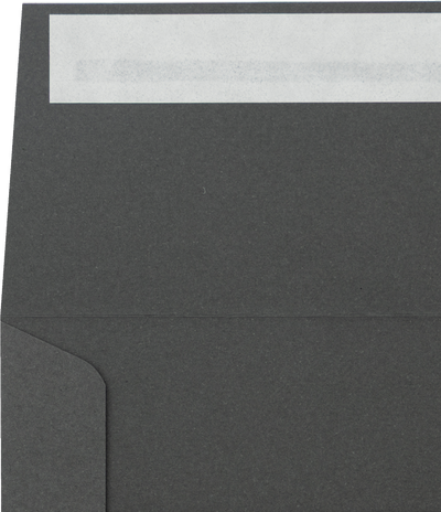 Dark Smoke Gray 32lb A7 Vertical Invitation Envelopes (5 1/4 x 7 1/4) with Peel & Seal