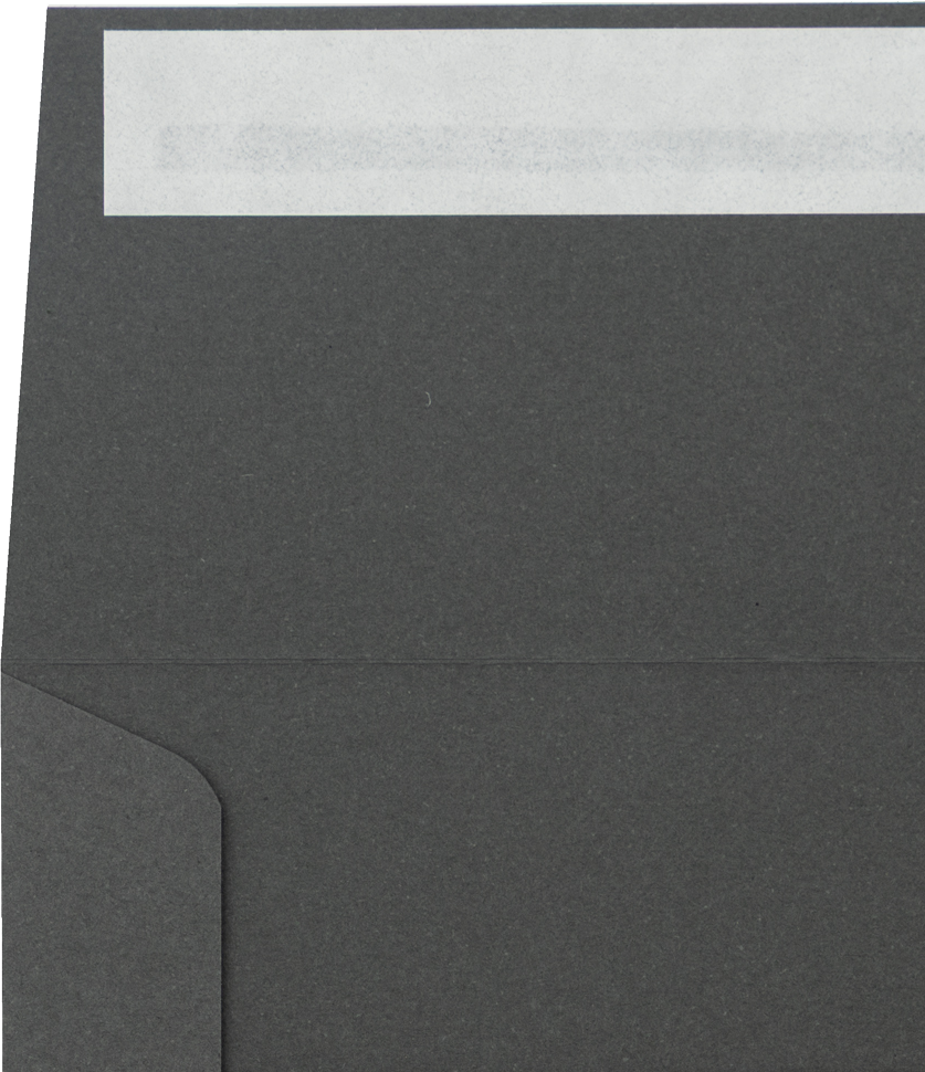 Dark Smoke Gray 32lb A7 Vertical Invitation Envelopes (5 1/4 x 7 1/4) with Peel & Seal
