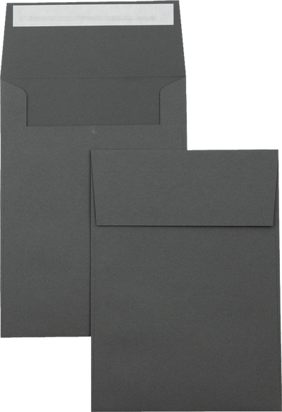 Dark Smoke Gray 32lb A7 Vertical Invitation Envelopes (5 1/4 x 7 1/4) with Peel & Seal