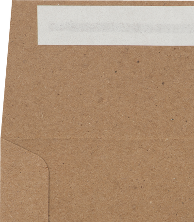 Grocery Bag 28lb A7 Vertical Invitation Envelopes (5 1/4 x 7 1/4) with Peel & Seal