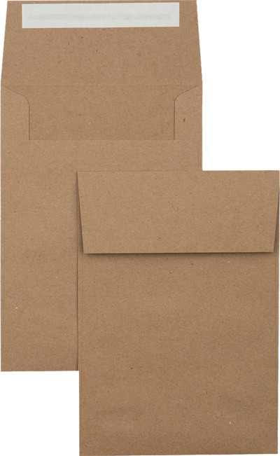 Grocery Bag 28lb A7 Vertical Invitation Envelopes (5 1/4 x 7 1/4) with Peel & Seal