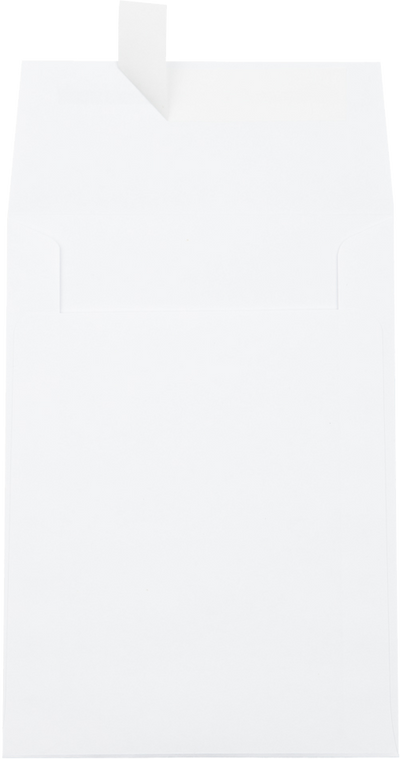 White 28lb A7 Vertical Invitation Envelopes (5 1/4 x 7 1/4) with Peel & Seal