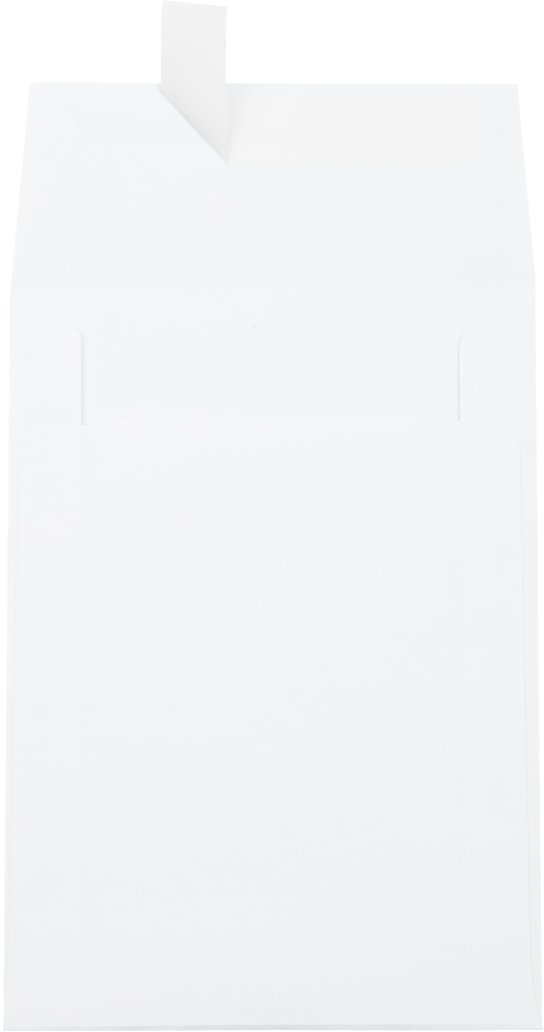 White 28lb A7 Vertical Invitation Envelopes (5 1/4 x 7 1/4) with Peel & Seal