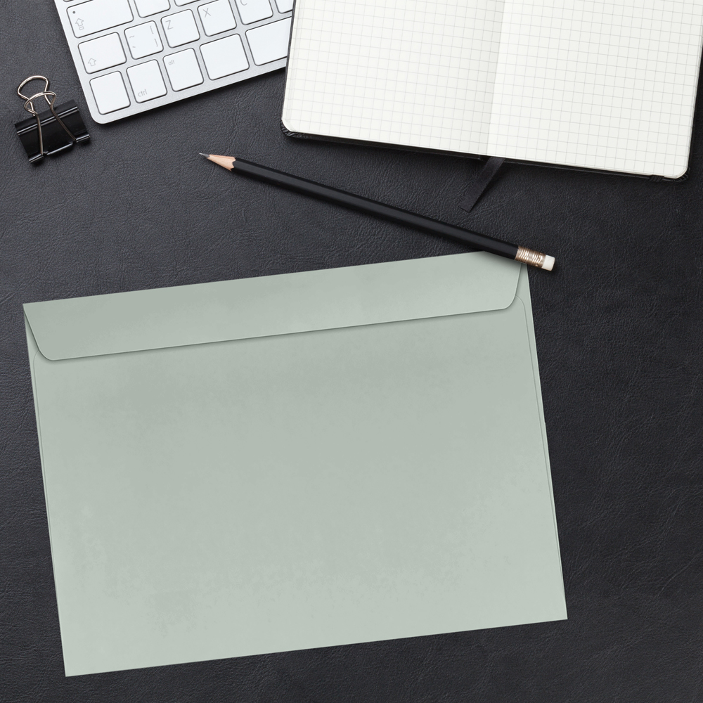 Slate Gray 28lb 9 x 12 Booklet Envelopes