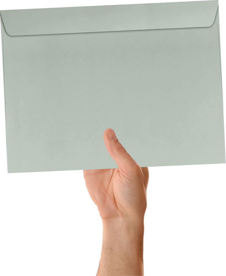 Slate Gray 28lb 9 x 12 Booklet Envelopes