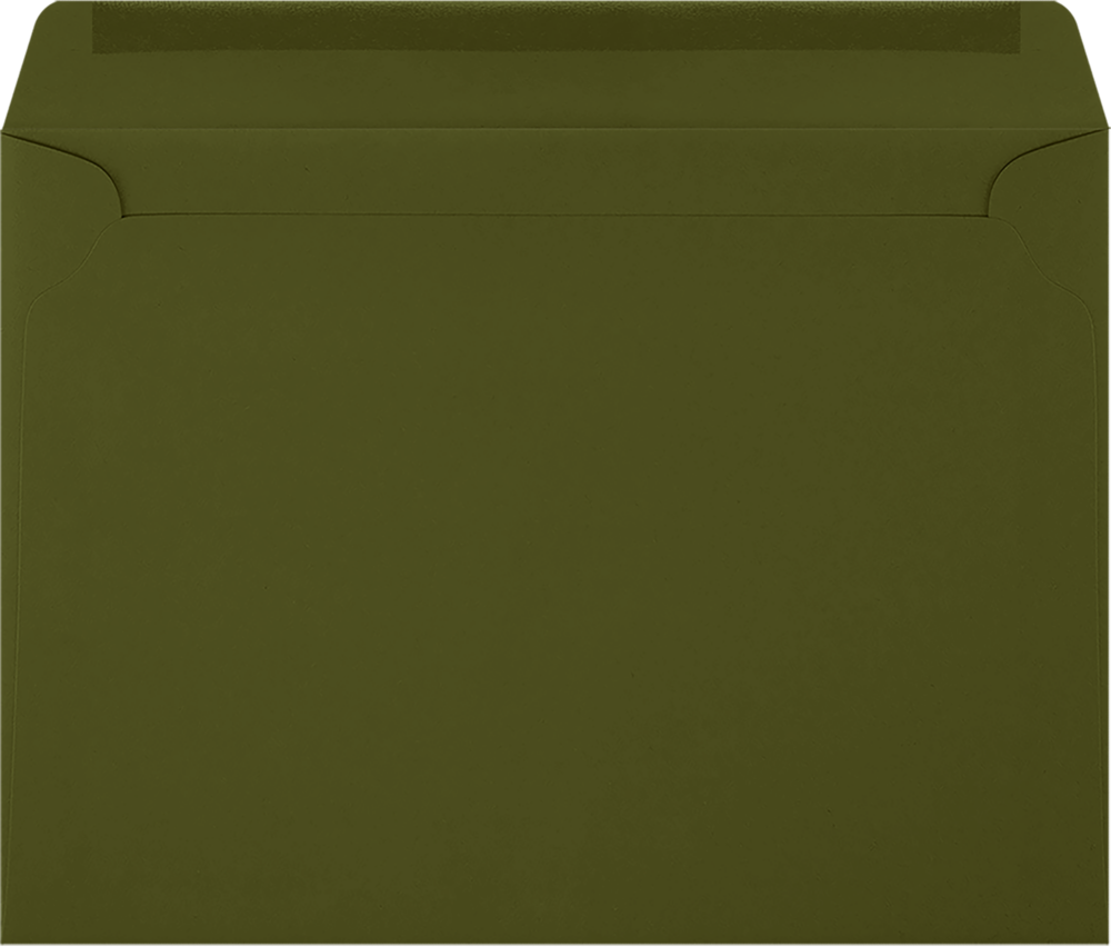 Dark Green Olive 28lb 9 x 12 Booklet Envelopes