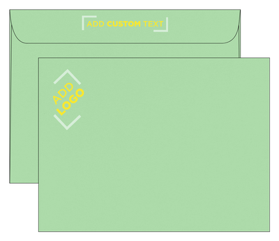 Pastel Green 24lb 9 x 12 Booklet Envelopes