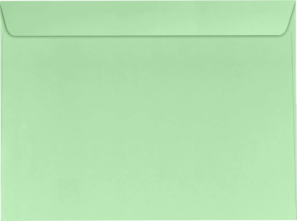 Pastel Green 24lb 9 x 12 Booklet Envelopes