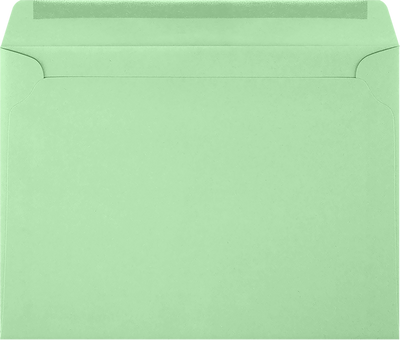 Pastel Green 24lb 9 x 12 Booklet Envelopes
