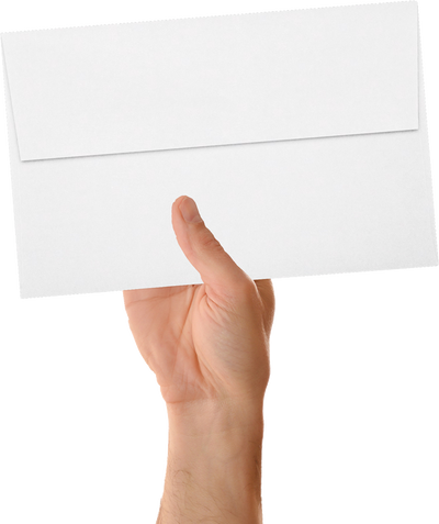 White 24lb A10 Invitation Envelopes (6 x 9 1/2) with Peel & Seal