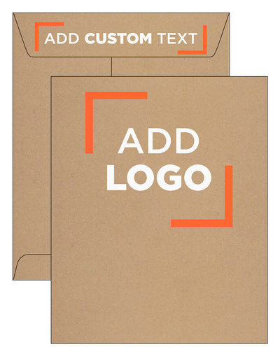 Grocery Bag 28lb 8 1/2 x 10 1/2 Open End Envelopes with Peel & Seal