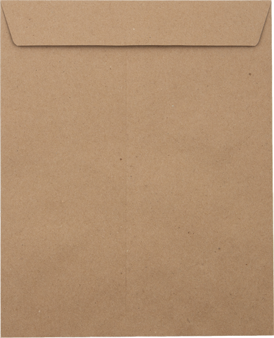Grocery Bag 28lb 8 1/2 x 10 1/2 Open End Envelopes with Peel & Seal