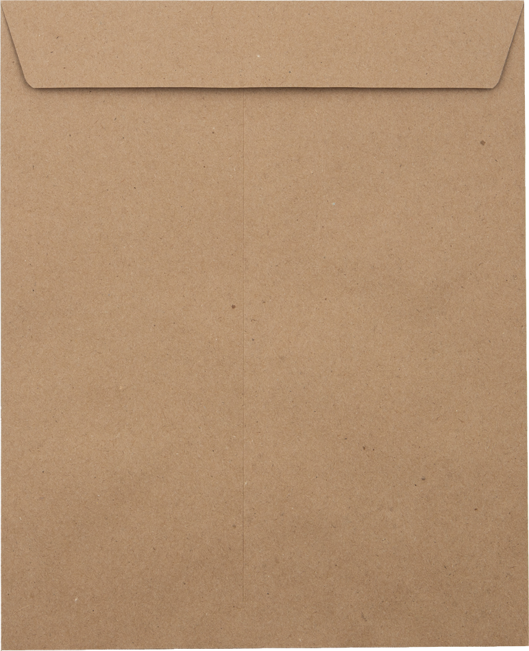 Grocery Bag 28lb 8 1/2 x 10 1/2 Open End Envelopes with Peel & Seal