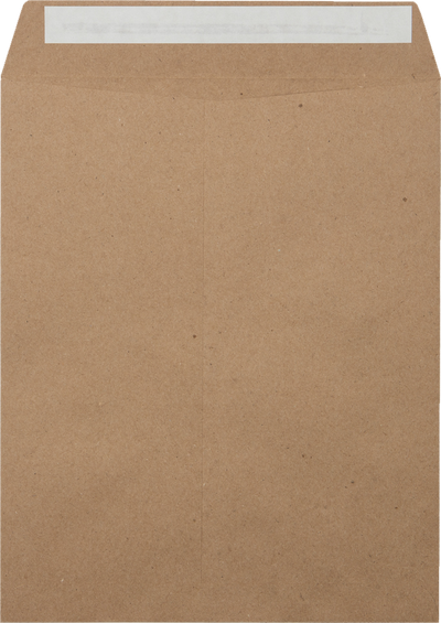 Grocery Bag 28lb 8 1/2 x 10 1/2 Open End Envelopes with Peel & Seal